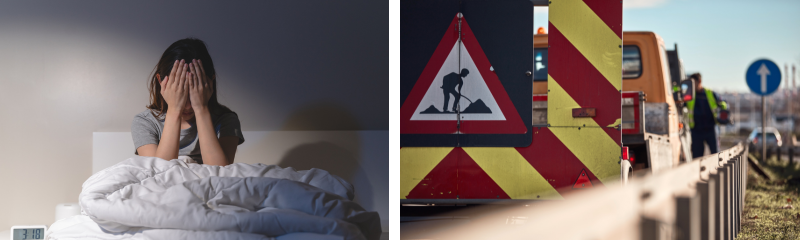 Efectos perjudiciales que tiene el ruido en la salud: no poder dormir ni descansar