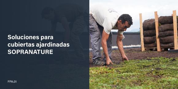 Soluciones de cubiertas ajardinadas