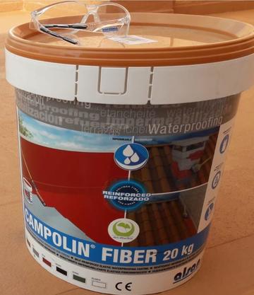 Aplicación de sistema de impermeabilización líquida con CAMPOLIN® FIBER