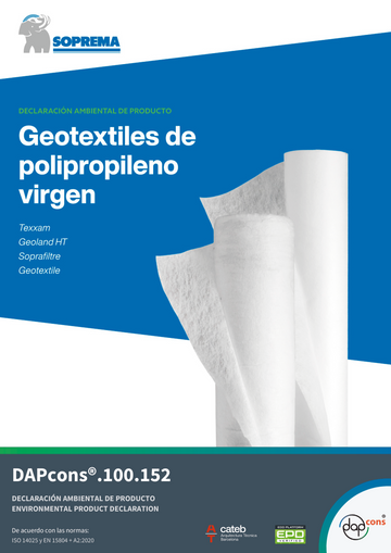 Nuevas DAP's de la gama de Geotextiles