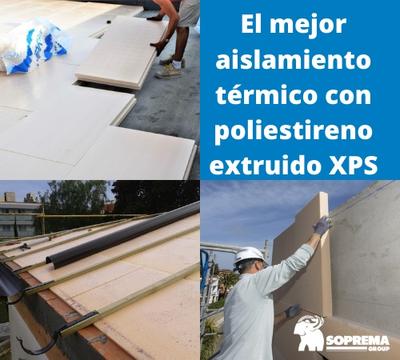 Placas poliestireno extruido XPS  Aislante térmico de fachadas y cubiertas