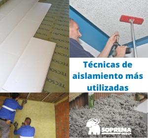 Técnicas de aislamiento más utilizadas