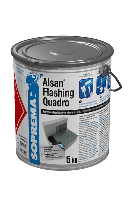 ¿Cómo aplicar la resina de impermeabilización Alsan Flashing Quadro?