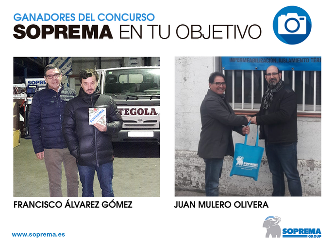 LOS GANADORES DEL CONCURSO "SOPREMA EN TU OBJETIVO"