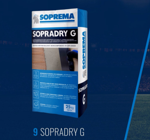 Puesta en obra de Sopradry G