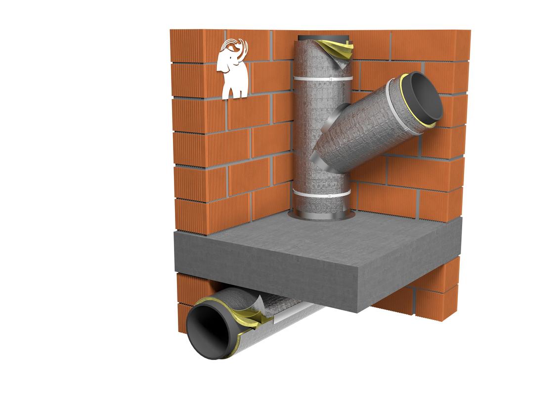 SISTEMA DE AISLAMIENTO ACÚSTICO DE INSTALACIONES CON COMPLEJO INSONORIZANTE DE FIELTRO TEXTIL Y LÁMINA SINTÉTICA CON ACABADO DE ALUMINIO