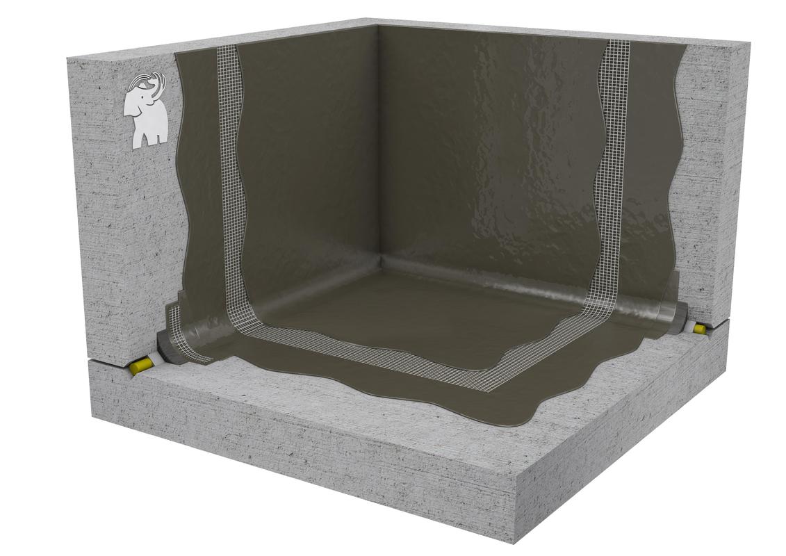 DEPÓSITO DE AGUA POTABLE CON MORTERO IMPERMEABILIZANTE