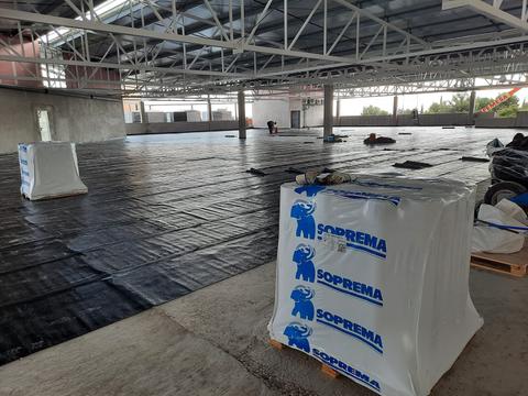 Impermeabilización de cubierta transitable